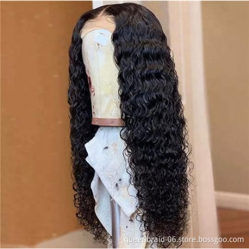Brazilian Deep Wave Virgin Human Hair Bundles Wet and Wavy Curly Hair Bundles Weave Hair Human Bundles